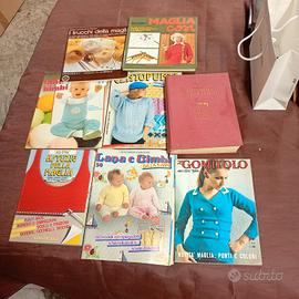 riviste 3 libri lavoro a maglia
