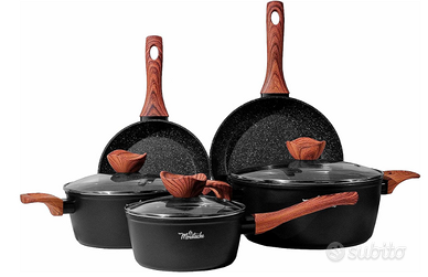 La Moustache - Batteria di Pentole【8 Pezzi】