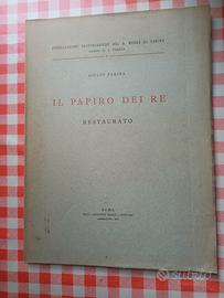 Giulio Farina Il papiro dei re restaurato, 1938