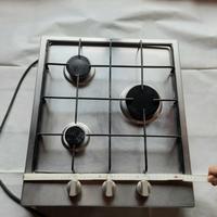 Piano cottura SMALVIC 3 fuochi acciaio inox