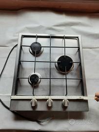 Piano cottura SMALVIC 3 fuochi acciaio inox