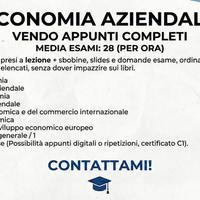 Kit Appunti universitari economia aziendale