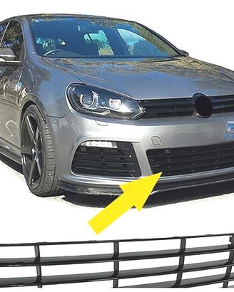 GRIGLIA PARAURTI VOLKSWAGEN VW GOLF 6 R20 NERO LUC