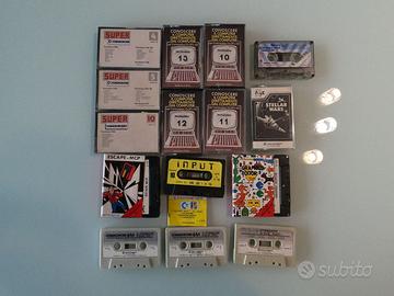 Lotto Cassetta Libri Giochi Commodore 