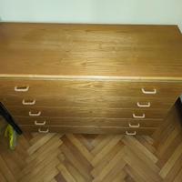 Cassettiera in legno