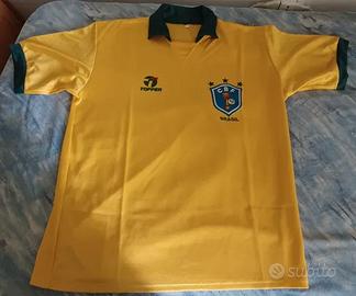 Maglia Brasile mondilali calcio 1990. Tg L. Mai us