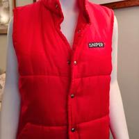 Piumino smanicato rosso SNIPER tg S-M