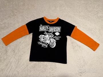 Maglietta Harley Davidson manica lunga 5/6 anni