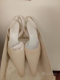 Scarpe da cerimonia color bianco/beige