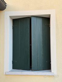 Balconi in legno verde