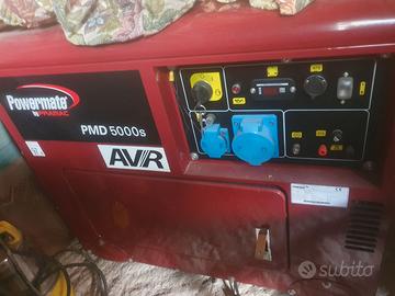 generatore 5 kw pramac disel con avviamento