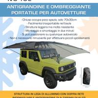 Antigrandine portatile per auto