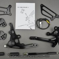 Pedane arretrate GSXR 600 / 750 / 1000 2000 - 2005
