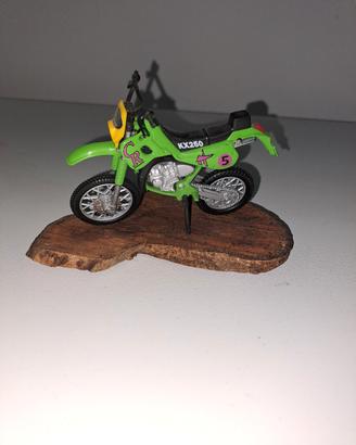 modellino kawasaki kx250 scala 1:18
