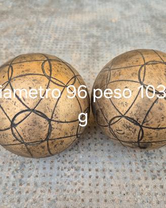2 bocce da gioco