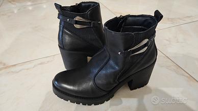 IGI&CO Stivaletti Tronchetti Donna Pelle Nera 