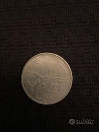 ITALIA MONETA ARGENTO DANTE 1965