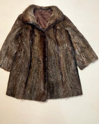 Pelliccia vera Nutria vintage -Made in Argentina