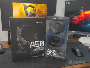 Astro A50 gen 4 + Mod Kit (cuffie gaming wireless)