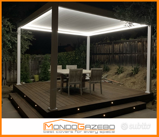 Pergola Bioclimatica  LED RGB motorizzata + misure