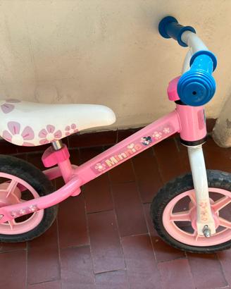 Bicicletta bambina Minnie senza pedali
