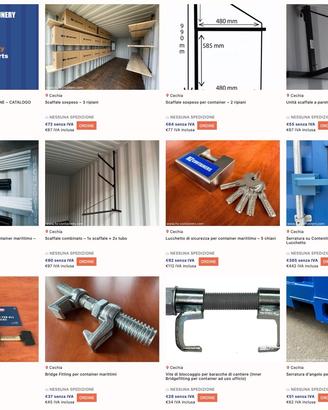Ricambi e Accessori per Container Marittimi