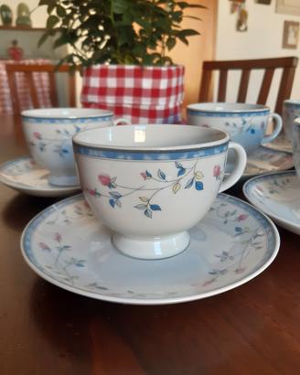 Set tazze da the in porcellana