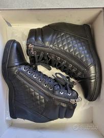 Scarpe con zeppa in pelle, marca VENEZIA,numero 37