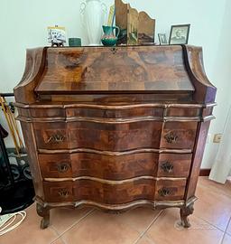 Ribalta veneta in legno di noce, '900