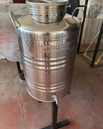 Fusto acciao inox per Olio