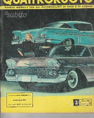 Quattroruote 1958 Prova Giulietta T.I.Trucca 500