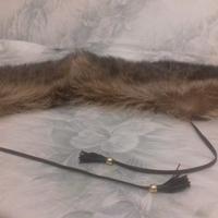 Collo pelliccia di marmotta