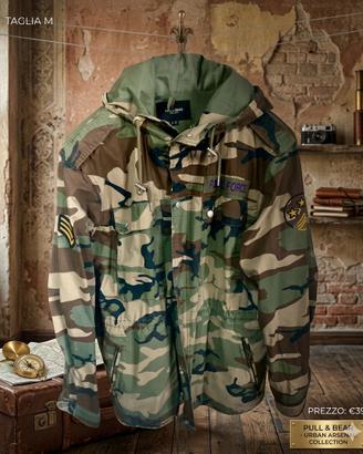 Parka Camouflage Pull&Bear - Stile Urban/Military