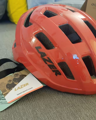 Casco lazer rosso