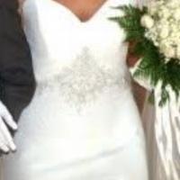 Abito da sposa con inserti Swarovski