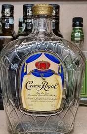 CROWN ROYAL WHISKY BOTTIGLIA VUOTA COLLEZIONE   
