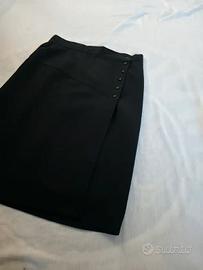 Vintage gonna da donna in pura lana tg M / L