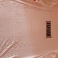 t-shirt scritta fluorescente