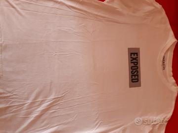 t-shirt scritta fluorescente