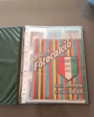 raccoglitore figurine album foto calcio 1962-63