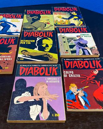 DIABOLIK INEDITO ANNO XVIII 8 numeri