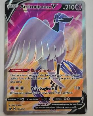 Pokemon Articuno di Galar V CRE 169