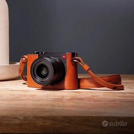Custodia e Strap in pelle originali Leica Q3 nuovi