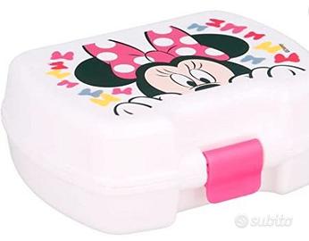 Porta Pranzo Bambini Snack Minnie scatola asilo