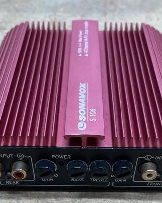Amplificatore Sonavox 106 50W×4 4 canali –Funziona