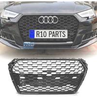 GRIGLIA PER AUDI A4 B9 15-19 LOOK RS4 NERO LUCIDO