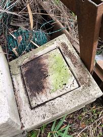 3 pozzetti 50x50 + 3 pozzetti 40x40 con chiusini