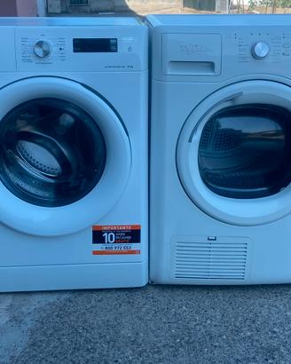 Lavatrice + asciugatrice Whirlpool classe A++