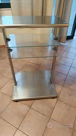Carrello self-service usato in  inox /vetro