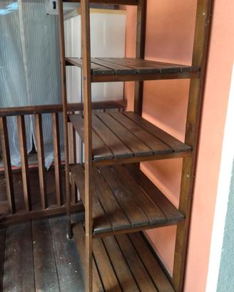 scaffale legno 